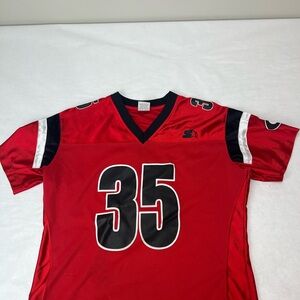 Georgia bulldogs Football Jersey #35 – Women’s Size M